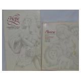 (2) Longaberger Pottery Angel Cookie Molds: Hope