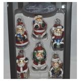 Christopher Radko Celebrations 6pc 3" Santa