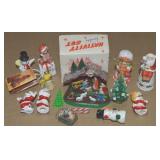 Lot of Vintage Christmas Miniatures + 1 Easter