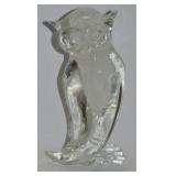 Vtg Bullicante-style Blown Art Glass Owl Statue