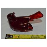 Vtg Westmoreland Ruby Red Cardinal Bird Figure