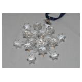 Swarovski Crystal Annual Snowflake Ornament 2004