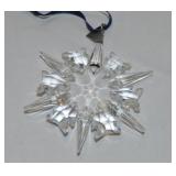 Swarovski Crystal Annual Snowflake Ornament 2002