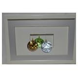 Swarovski Crystal 3 Ornament Window Display w/