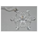 Swarovski Crystal Annual Snowflake Ornament 2012