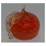 Vtg Murano Vetro Italian Glass Aventurine Apple