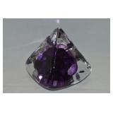 Andrew Shea Studio Art Glass Pyramid Paperweight