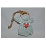 Isabel Bloom Signed Angel With Heart Ornament