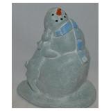 Isabel Bloom Signed 2009 Snowman & Rabbit