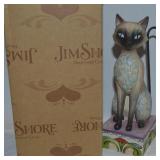 Jim Shore Figure w/Box Genghis Siamese Cat 4006135