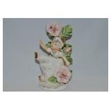 Vtg Lefton Porcelain February Girl Figure 5.25"
