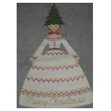 Vintage Felt & Sequined Merry Christmas Tree Hat