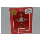 Lenox 2015 Annual Gemmed Cross Ornament
