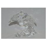Swarovski Crystal Dolphin on Wave Figure 190365