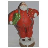1981 Dept 56 Porcelain Musical Santa Claus 12.25"