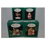 (4) Hallmark Keepsake Ornaments Collectors Club
