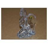 Waterford Crystal Kneeling Angel Figure 4.5"