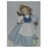 Lladro Nao Spain Porcelain Country Maiden Figure