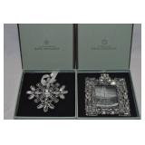 (2) Restoration Hardware Jewel Ornaments Lot