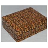 Vtg Carved & Painted Wooden Polish Keepsake Box