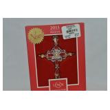 Lenox 2015 Annual Gemmed Cross Ornament