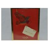 Lenox Ornament Across the Miles Dove & Letter