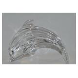 Waterford Crystal Leaping Dolphin Figure 6"