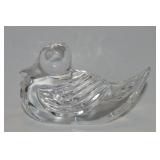 Waterford Crystal Mallard Duck Figure 4"
