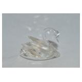 Swarovski Crystal Swimming Swan Figure 1.75