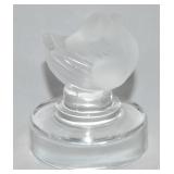 Lalique France Crystal Pinson Figure Place Card