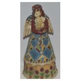 Jim Shore Figure Angel Holding a Cat Figure 105170