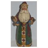 Jim Shore Figure Santa w/ Ornament Garland Figure