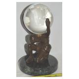Decorative Crafts Inc Marble & Bronze Atlas Base