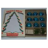 Vtg Shiny Brite Blown Glass Christmas Ornaments