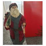Possible Dreams Clothtique Santa Claus w/ Tree &