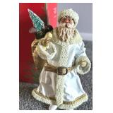 Possible Dreams Clothtique Santa Claus w/ Tree &