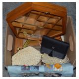 Home Decor & More Lot w/ Clutch Purses, Wall