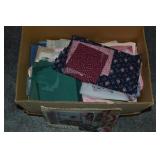 Craft Material / Fabric Box Lot