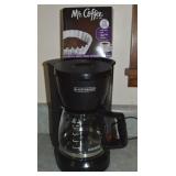 Mr Coffee 5 Cup Coffee Maker + Filters