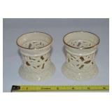 Lenox Porcelain Pierced Tea Light Candle Holder