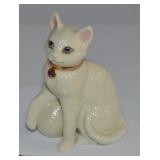Lenox Porcelain Birthstone (Amethyst) Cat w/ Ball