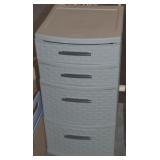 Sterilite Grey 4 Drawer Storage Organizer w/Craft