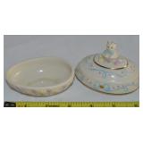 Lenox Porcelain Easter Egg Trinket Box Springtime
