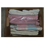 Bankers Box w/ Fabric & Bed Linens