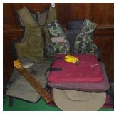 Lot of Fishing & Outdoor Gear w/ Life Jackets +