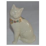 Lenox China Jewels 1994 Sitting Cat Figure 5.5t