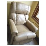 La-Z-Boy Stone Leather Rocker Recliner Chair