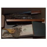 Bankers Box w/ Wooden Bird House, Shoe Horn+