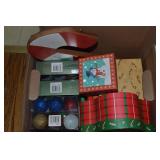 Bankers Box w/ Christmas & Holiday Decor