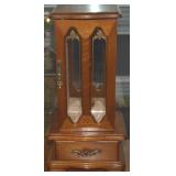 Vintage Wooden Small Jewelry Box 15t x 7.5 x